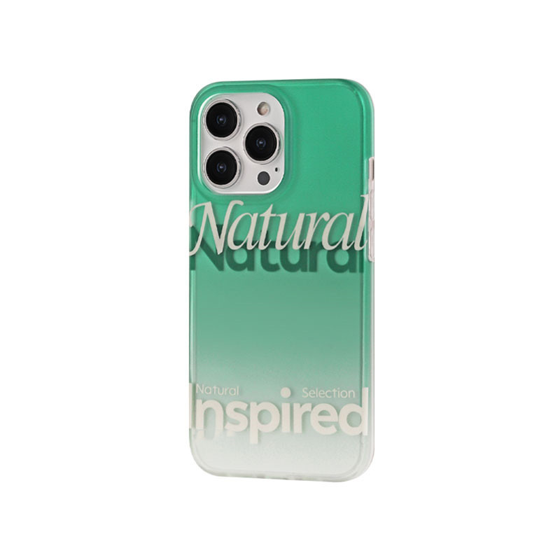Gradient Green Leaf Phone Case Bracket - Image 2