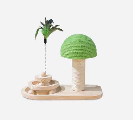 Double Sisal Pet Cat Claw Scratcher Tree - Image 2
