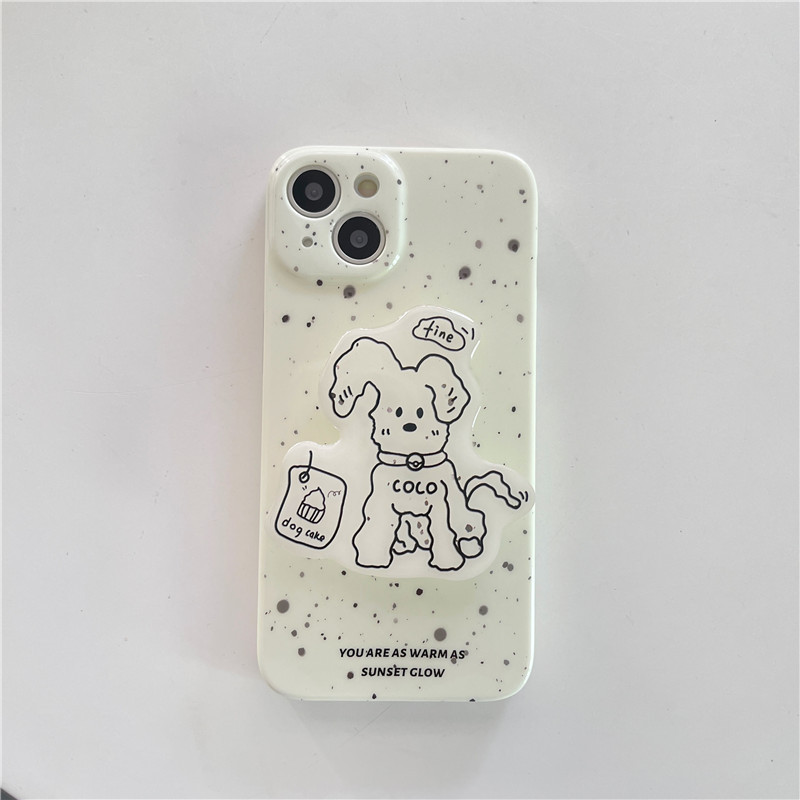 Small Inks Speckle Dog Phone Case - Image 7