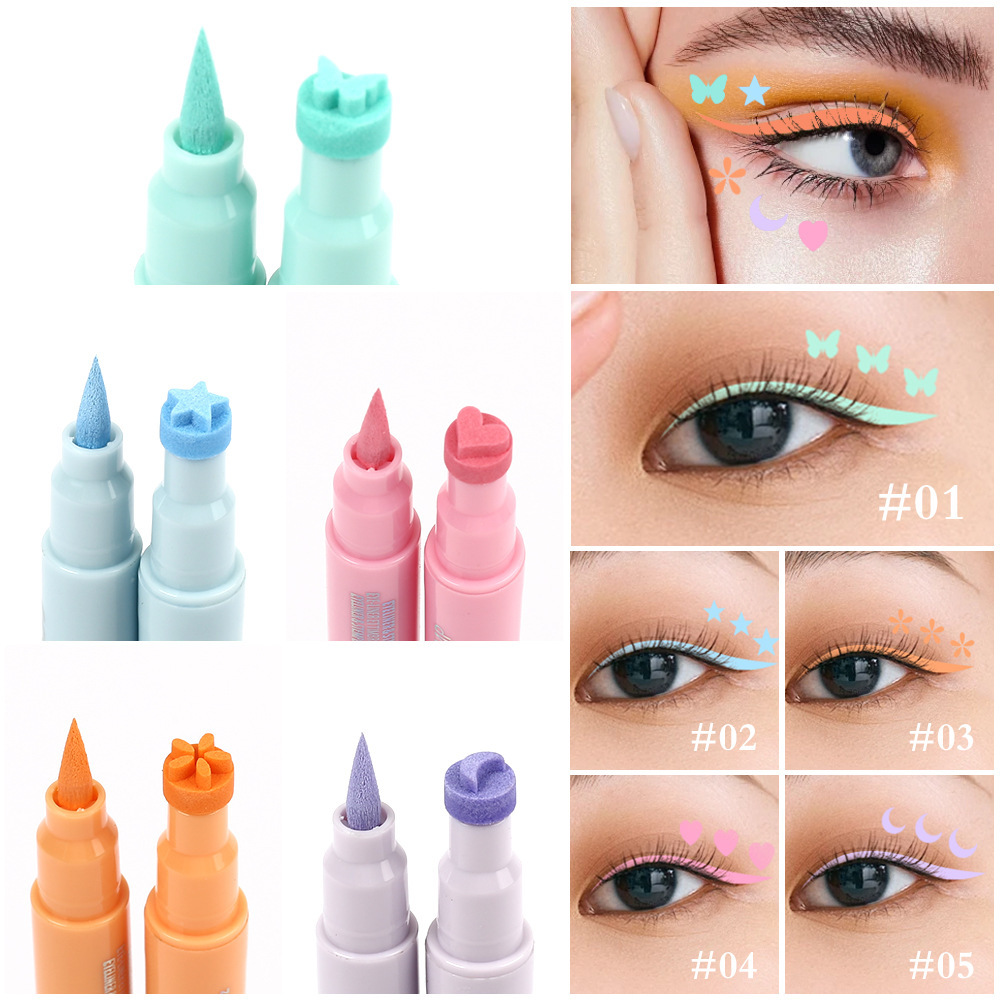 Quick-Drying Double-Headed Seal Color Eyeliner - Image 2