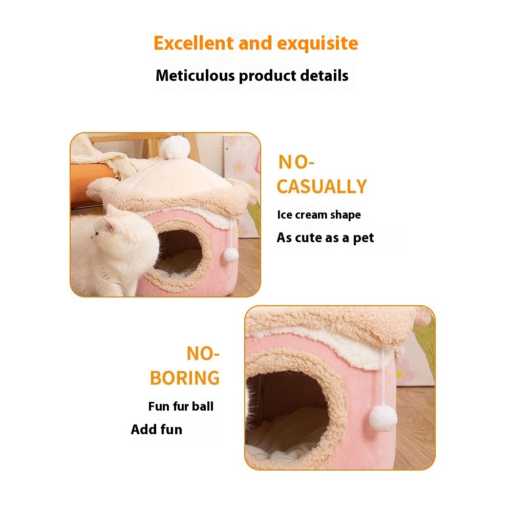 Ice Cream House Pet Bed - Image 4