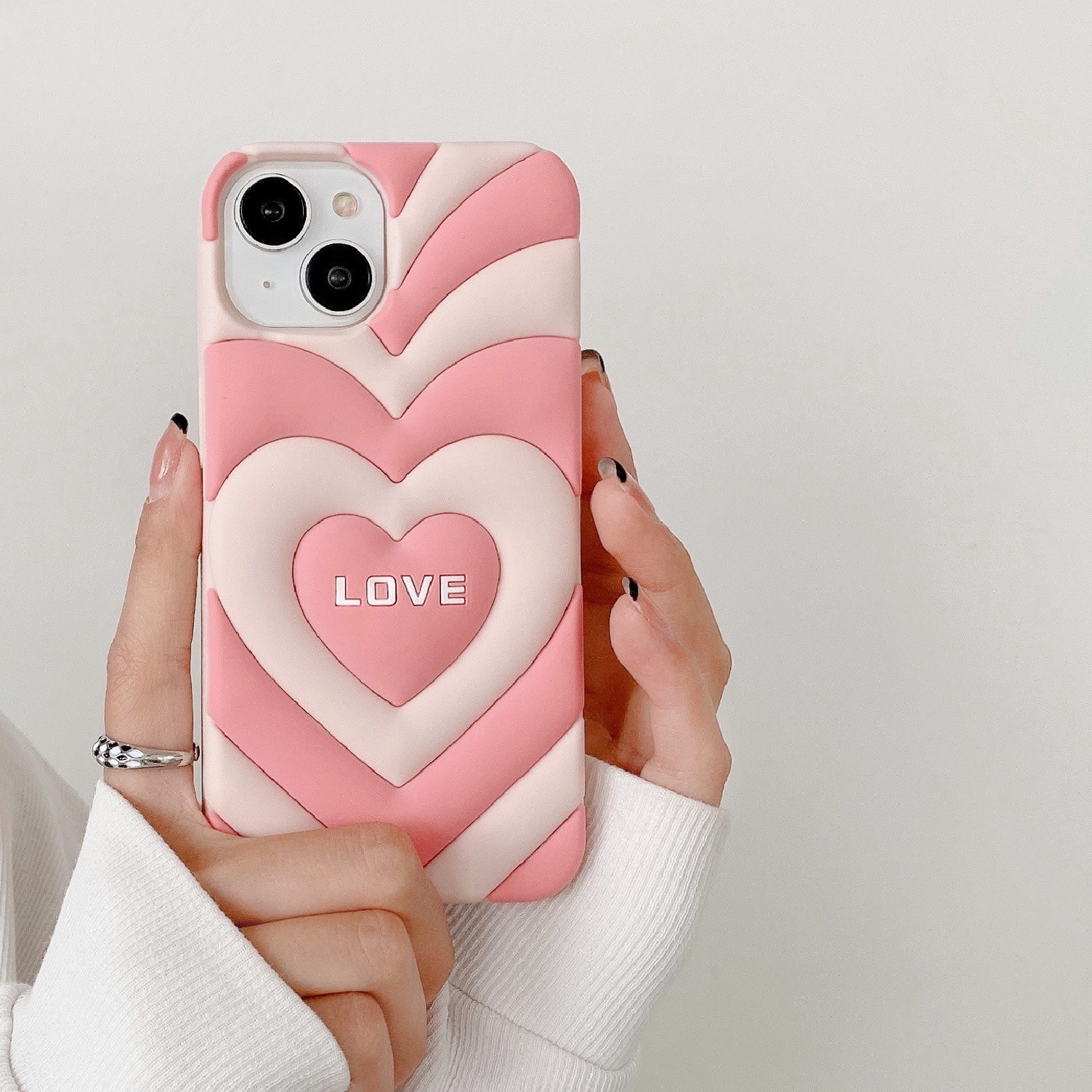 Silicone 3D Love Cute Phone Case - Image 9