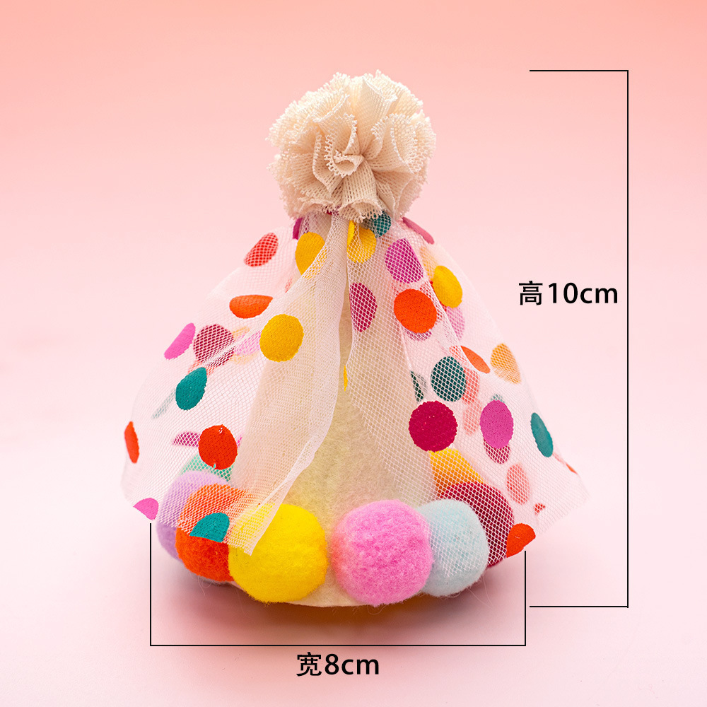 Pet Polka Dot Lace Bib Birthday Suit - Image 4
