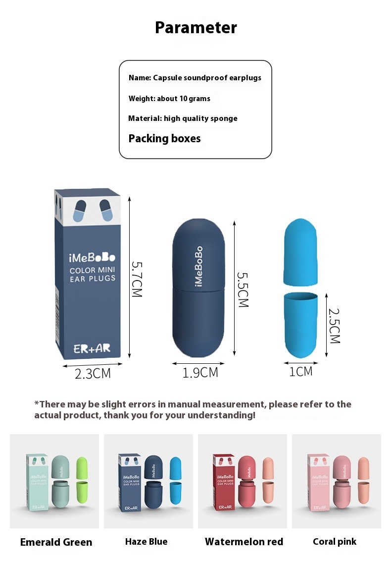 Anti-noise Sleep Learning Capsule Earplugs - Image 3