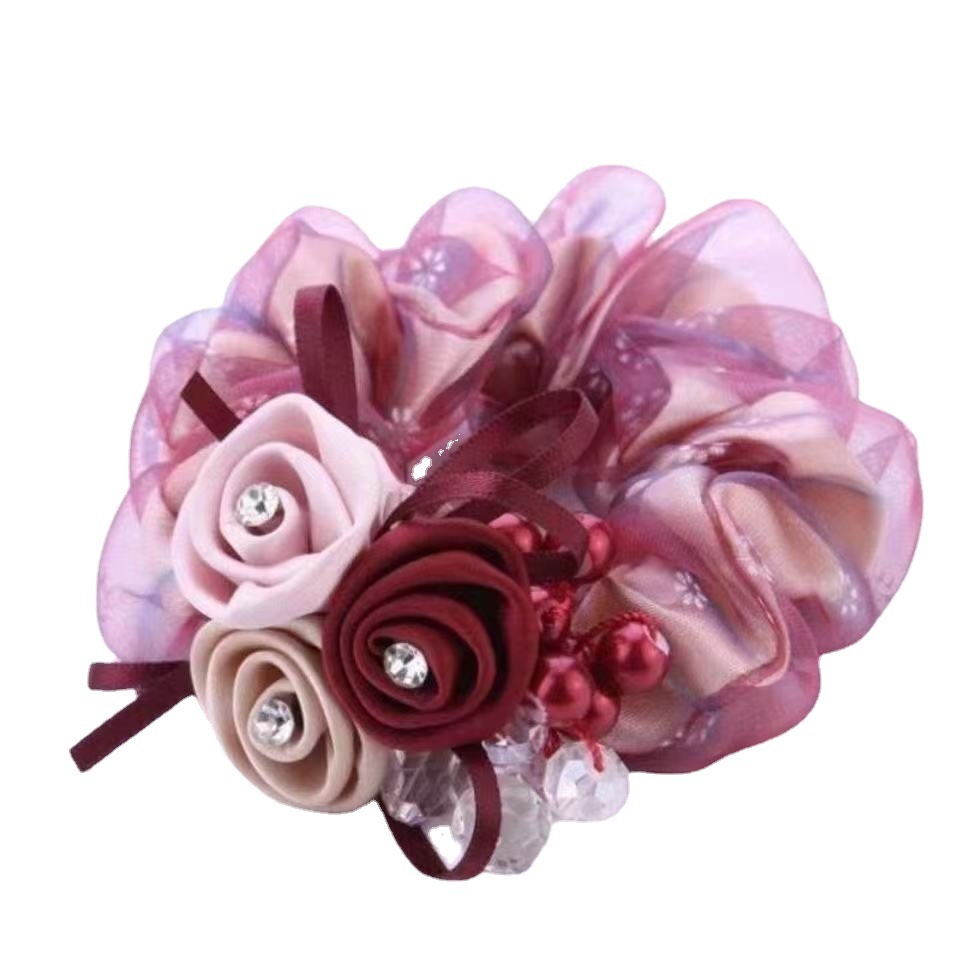 Scrunchie Female Head Flower Band - Image 6