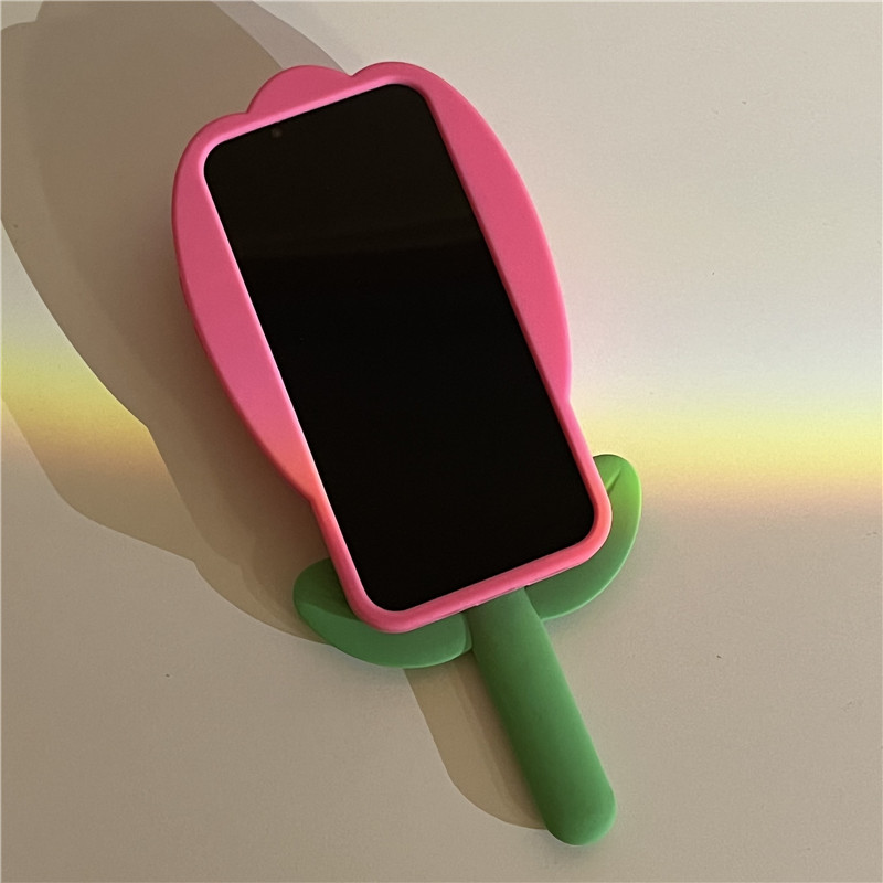 Silicone Tulip Flower Phone Case - Image 4