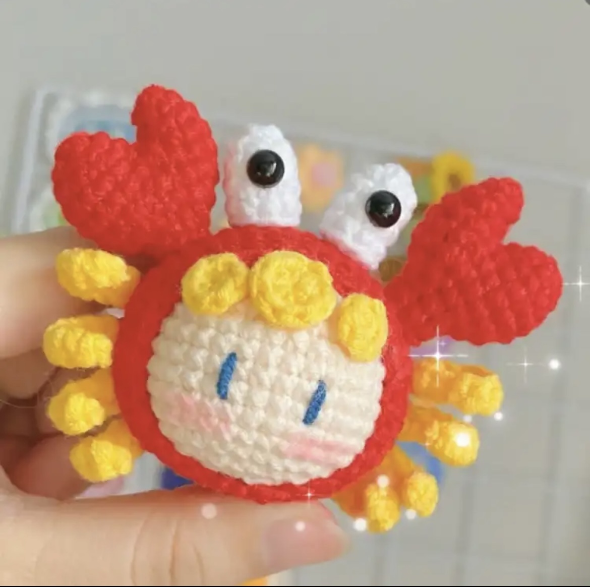 Crocheted Pendant Knitted Doll Keychain - Image 7