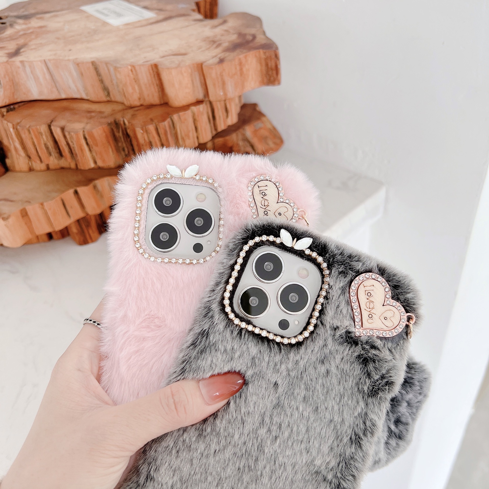 Winter Plush Mobile Phone Case - Image 6