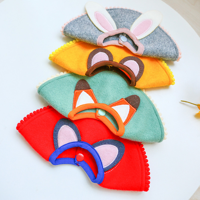 Cartoon Animal Dog Cat Bib Pet Scarf - Image 8
