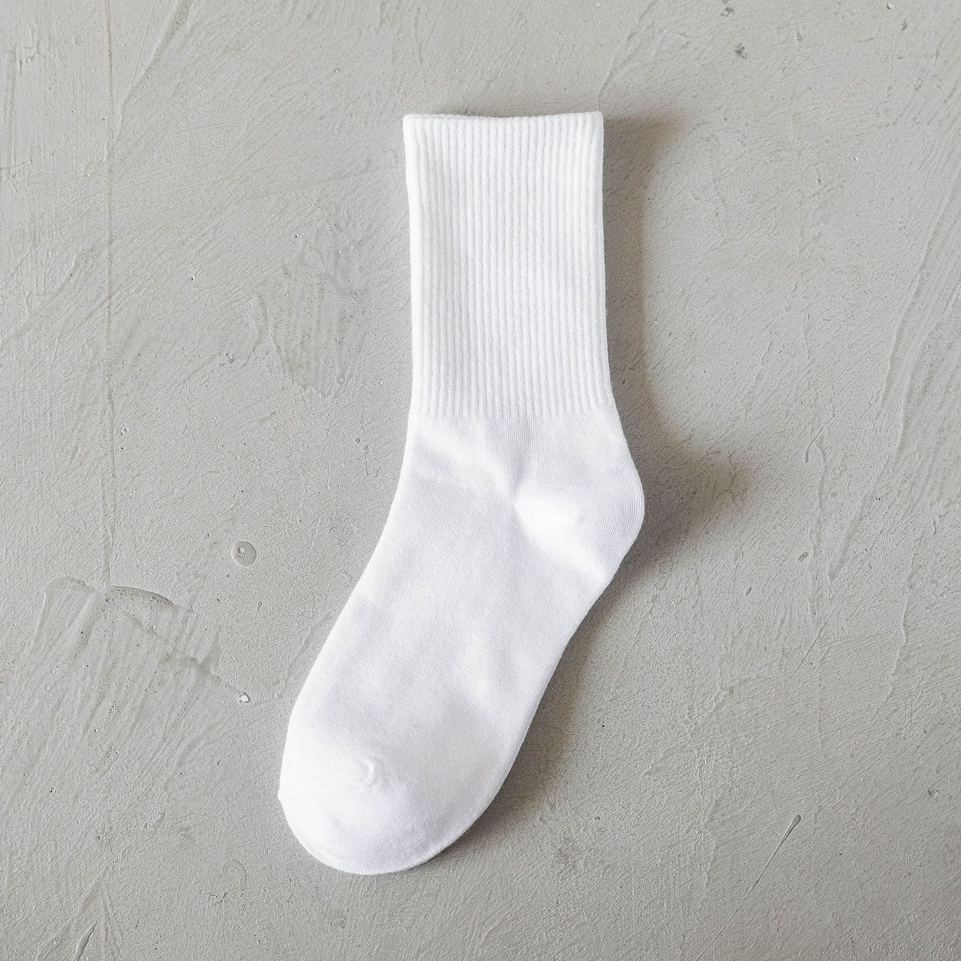 B&W Embroidered Planet Athletic Socks - Image 3