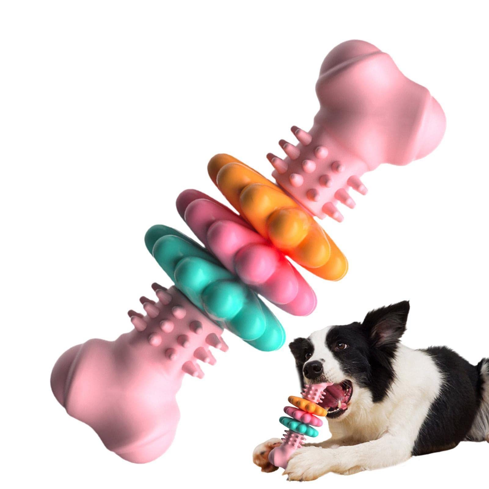 Indestructible TPR Bone Chewing Dog Toy - Image 3