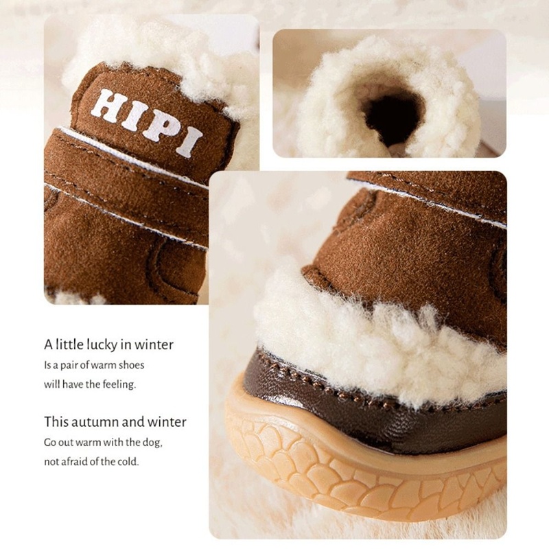 Anti-slip Thick Rain Snow Outdoor Puppy Shoe - Image 9