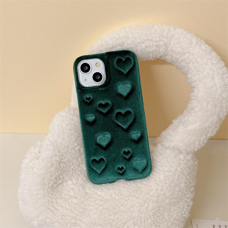 Plush Full Screen Love Phone Case - Image 5