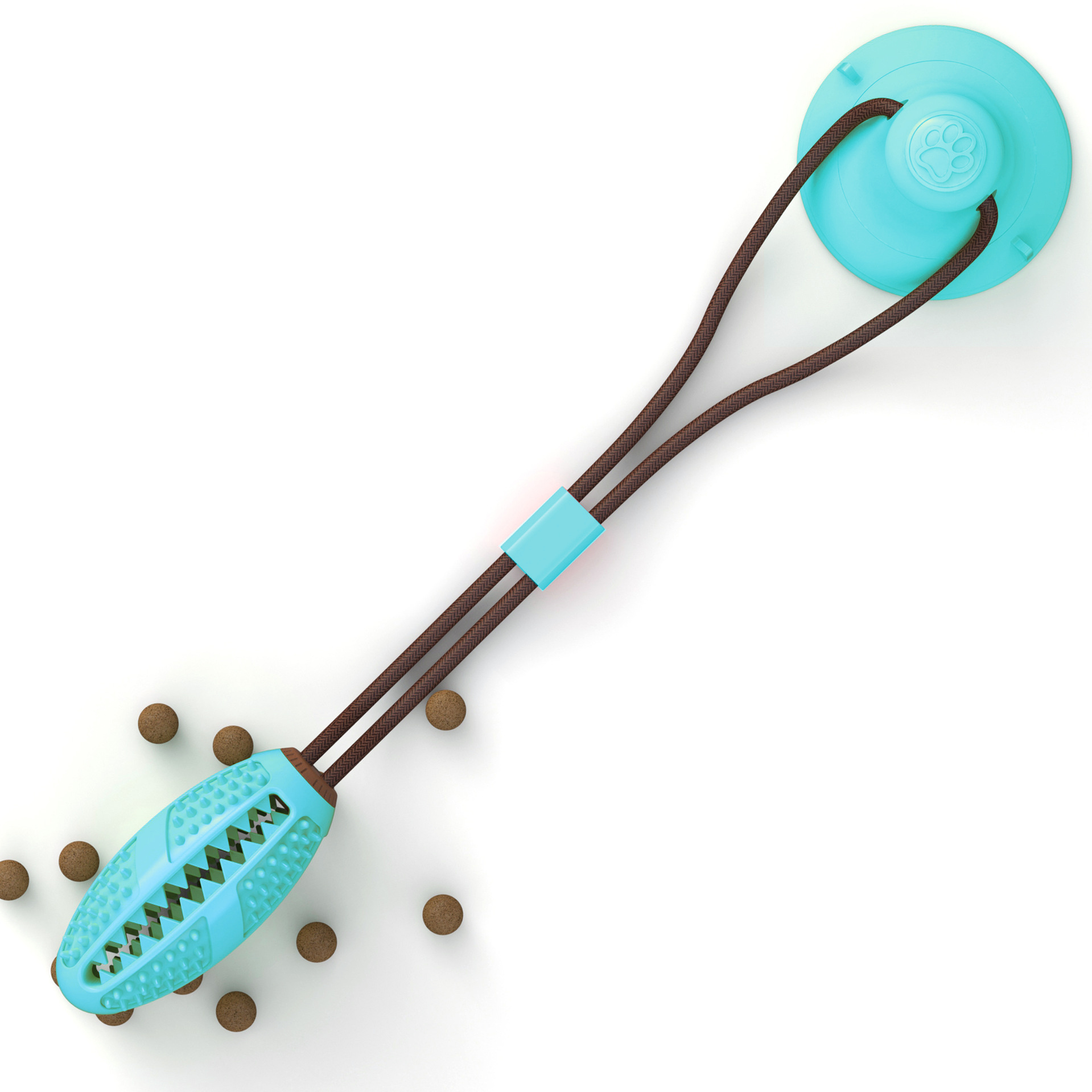 Silicon Interactive Dog Suction Cup Tug Ball - Image 9