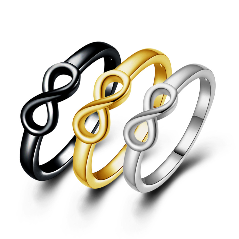 8-character Golden Infinity Ring