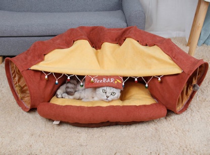 Interactive Pet Indoor Cats Collapsible Tunnel - Image 7