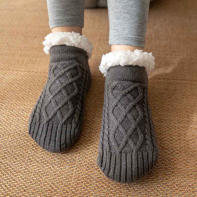 Winter Knitted Plush Non-slip Carpet Socks - Image 8