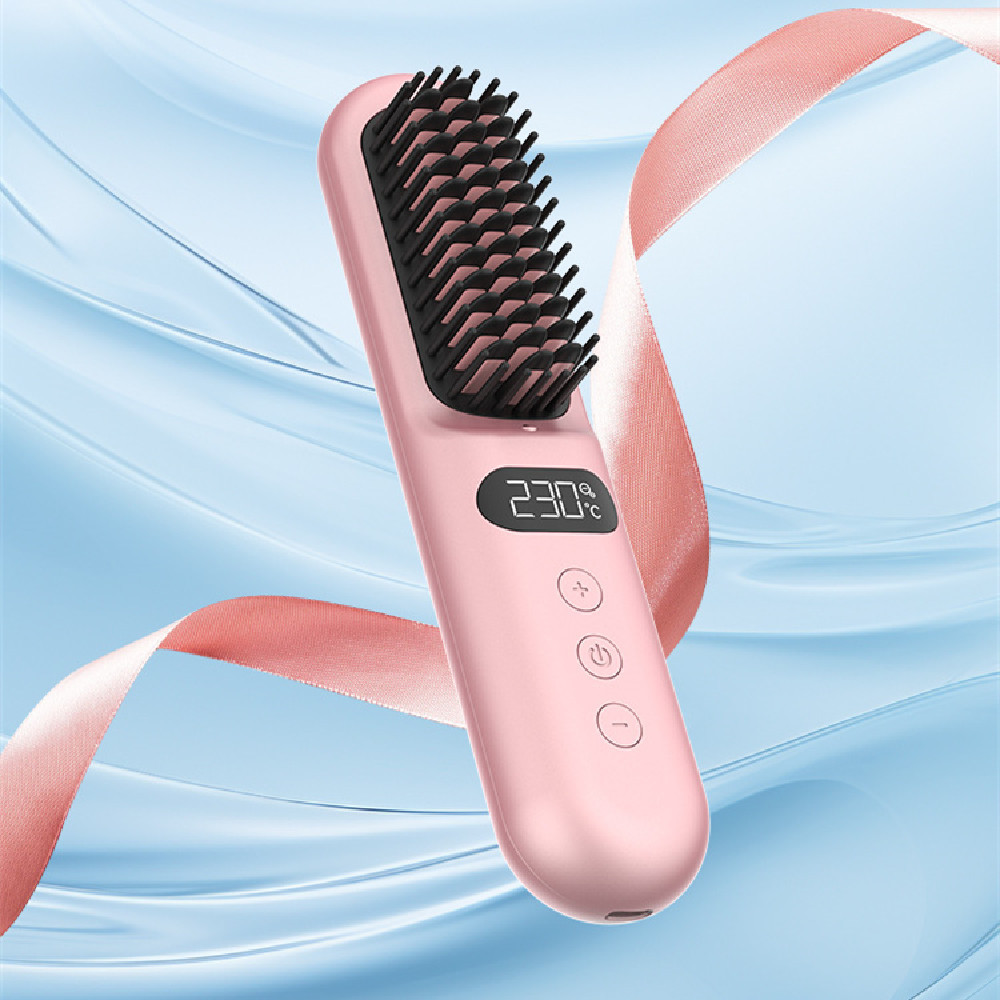 Portable Anion Straight Flip Comb