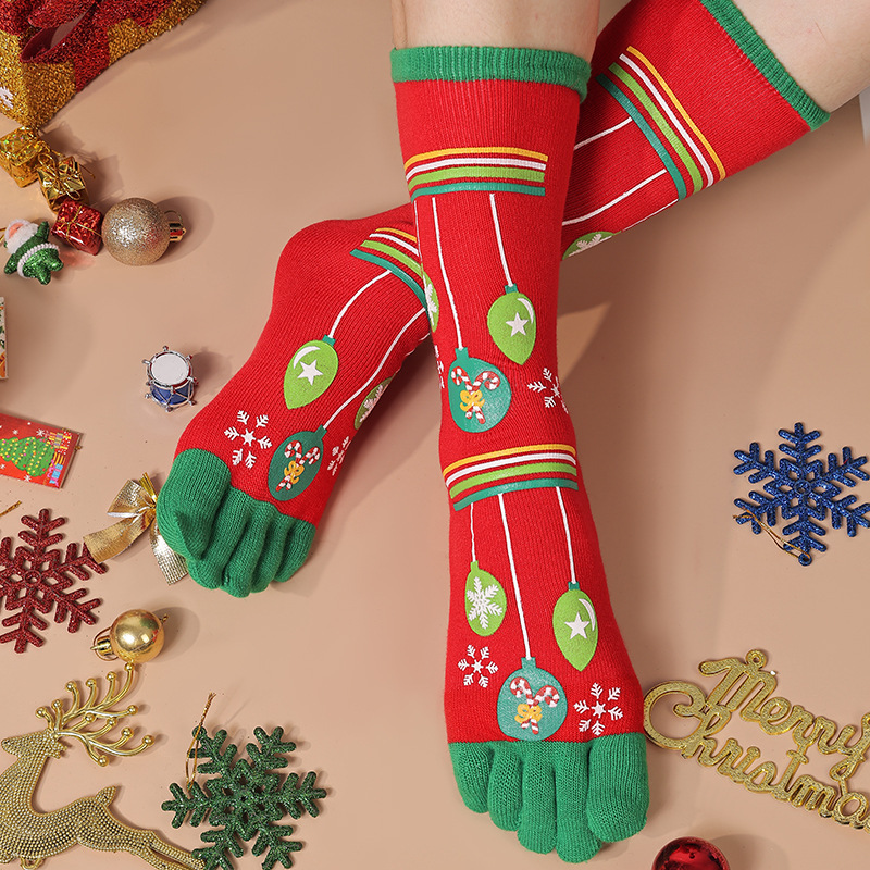 Cute Christmas Sweat-absorbent Split-toe Socks - Image 2
