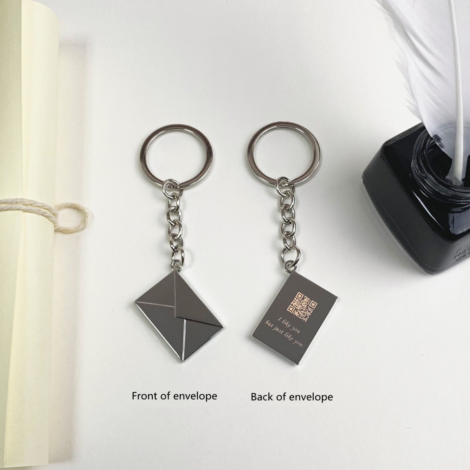 Envelope Express Zinc Alloy Keychain - Image 2