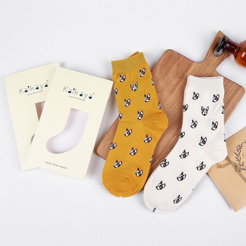 Women Cotton Neutral Animal Life Socks