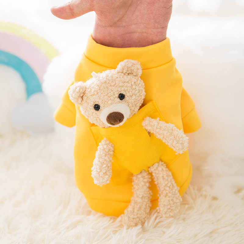 Cute Teddy Pet Dog Two-Legged Suit - Image 2