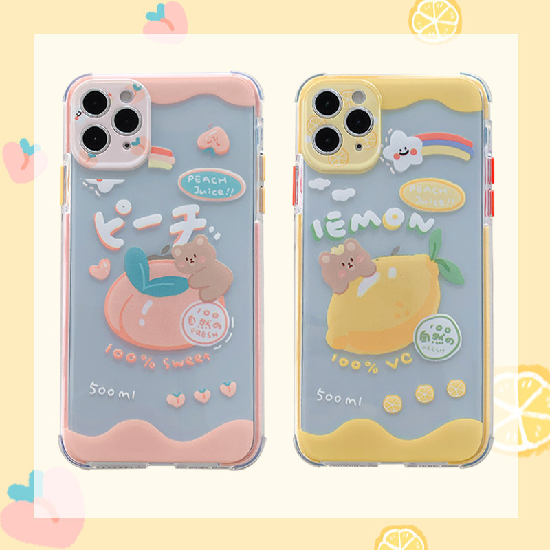 Summer Lemon Peach Phone Case