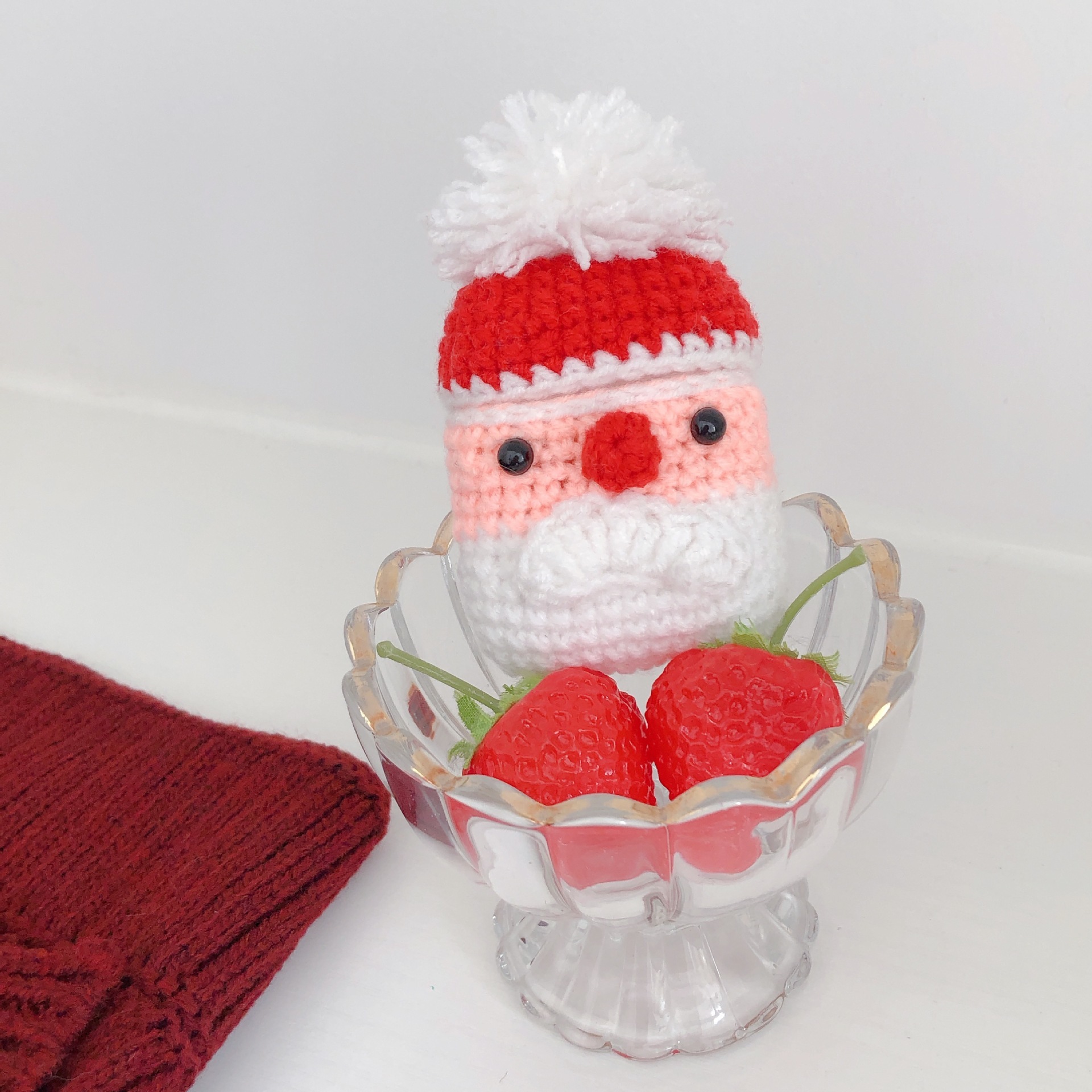 Plush Knitted Santa Claus Earphone Cover - Image 8