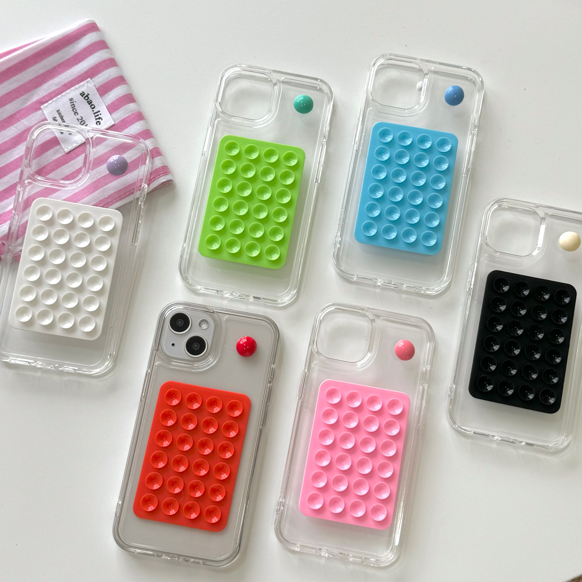 Minimalist Creative Stereo Sucker Phone Case
