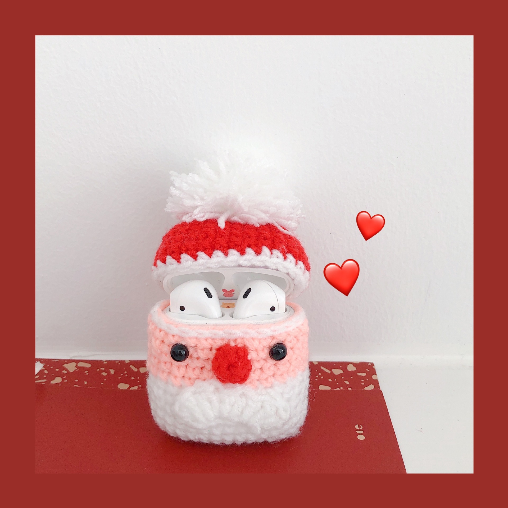 Plush Knitted Santa Claus Earphone Cover - Image 4