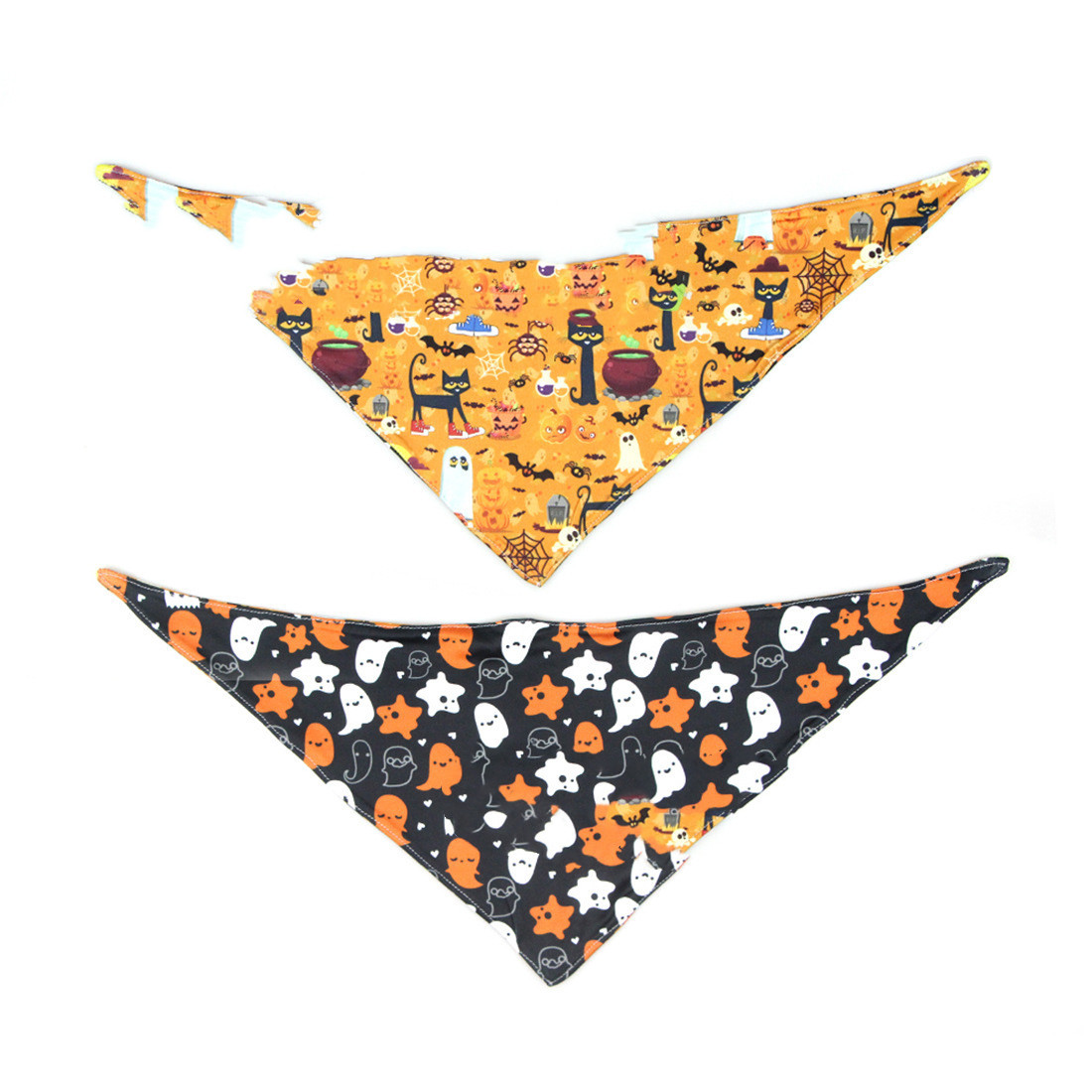 Pet Halloween Double-sided Saliva Towel - Image 4