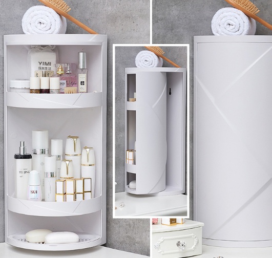 Bathroom Wall Hanging Triangle Storage Rack