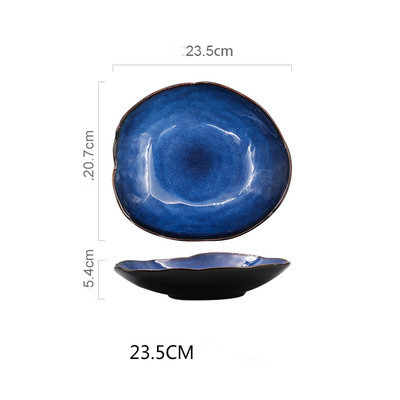 Household Ceramic Western Irregular Plates - Image 10