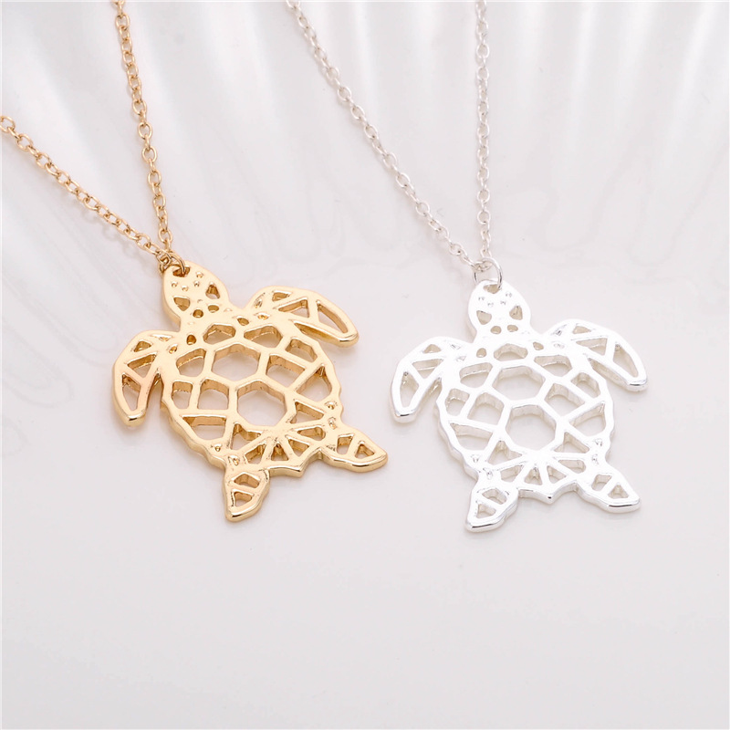 Personality Hollow Turtle Necklace