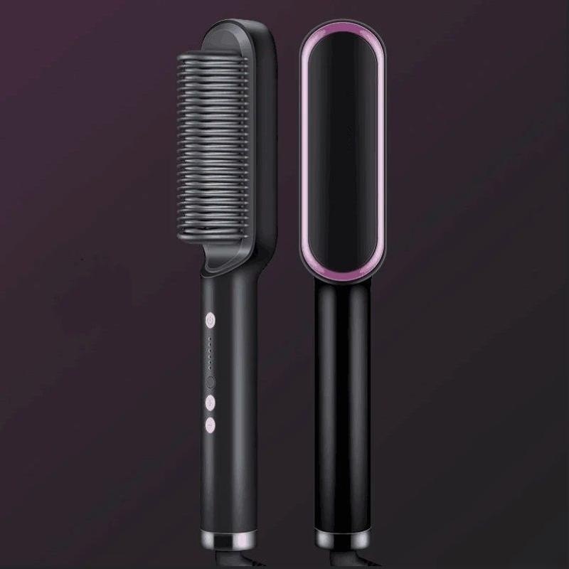 Straight Lazy Curler Splint Hair Comb