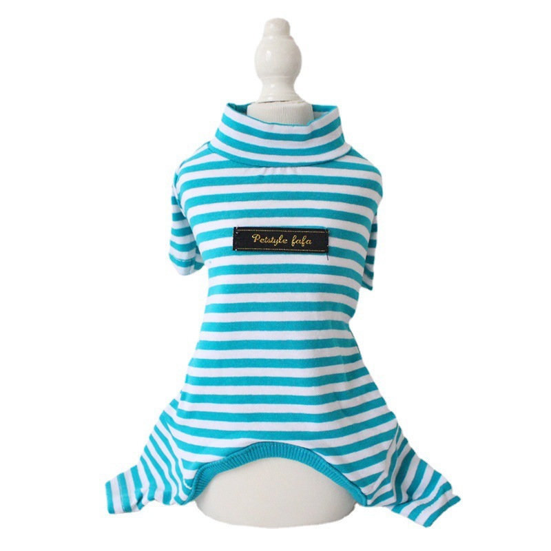 Cotton Eight-Color Striped Pet Leggings - Image 3