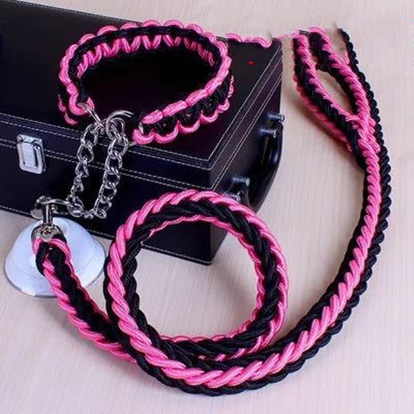 Nylon Pet Leash Medium And Large Dog Collar - Image 5