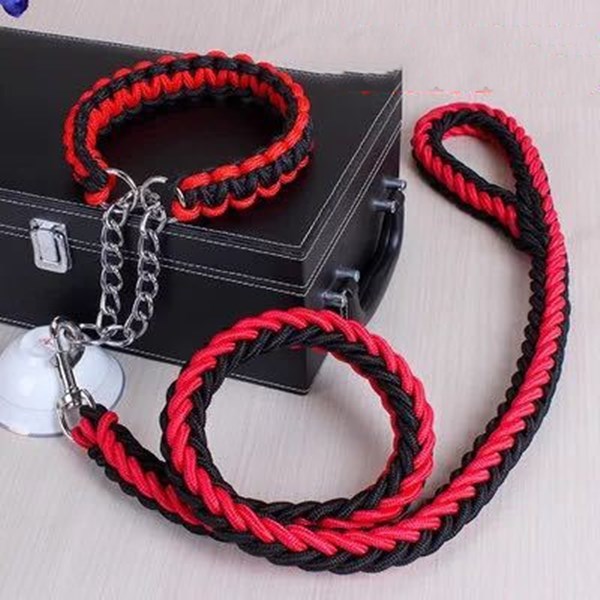 Nylon Pet Leash Medium And Large Dog Collar - Image 7