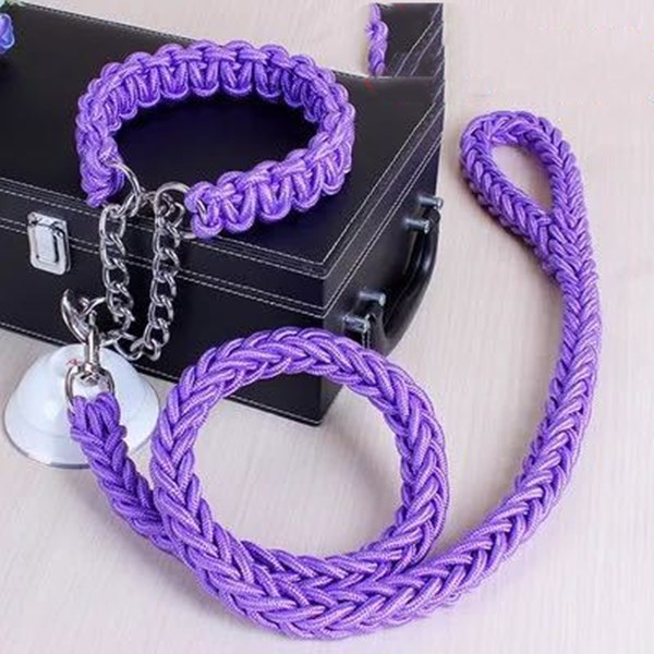 Nylon Pet Leash Medium And Large Dog Collar - Image 2