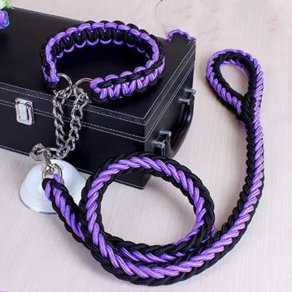 Nylon Pet Leash Medium And Large Dog Collar - Image 10