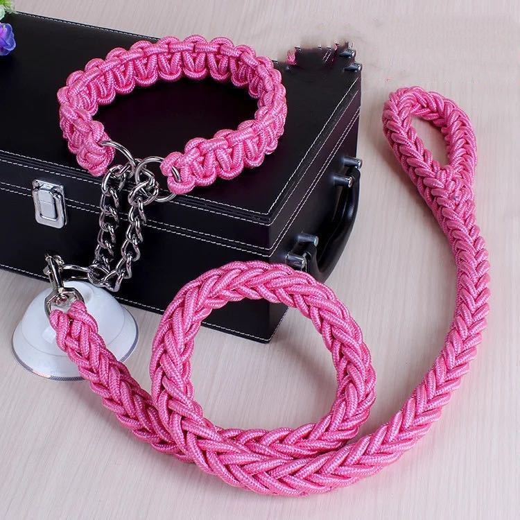 Nylon Pet Leash Medium And Large Dog Collar - Image 9