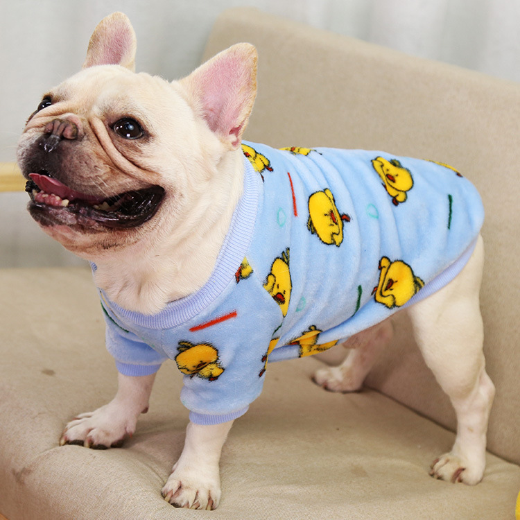 Printed Avacado Puppy Pajamas Jacket - Image 2