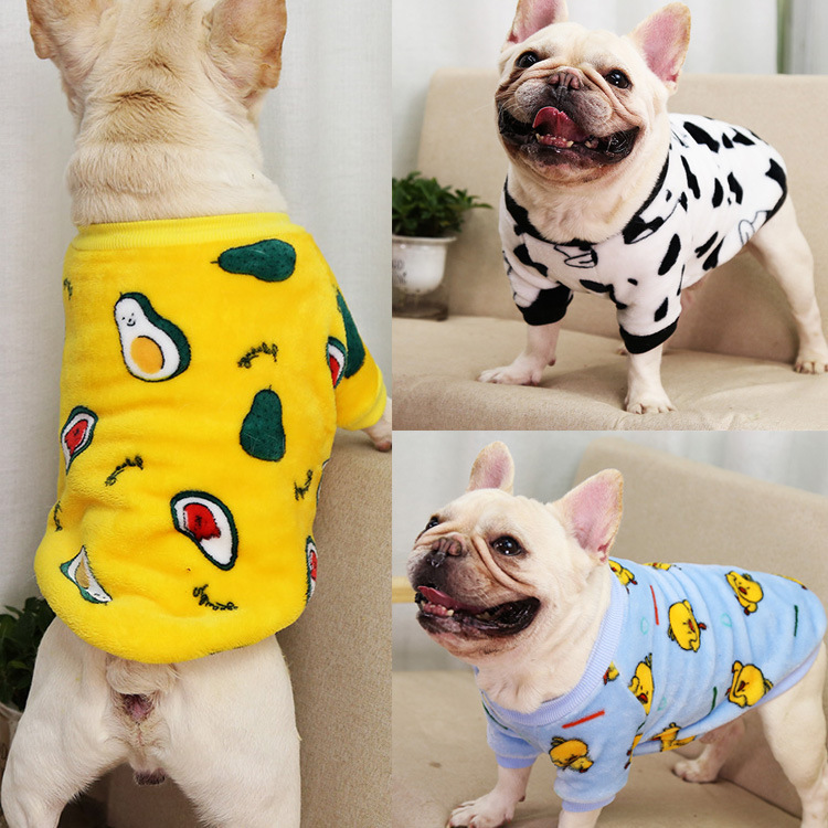 Printed Avacado Puppy Pajamas Jacket