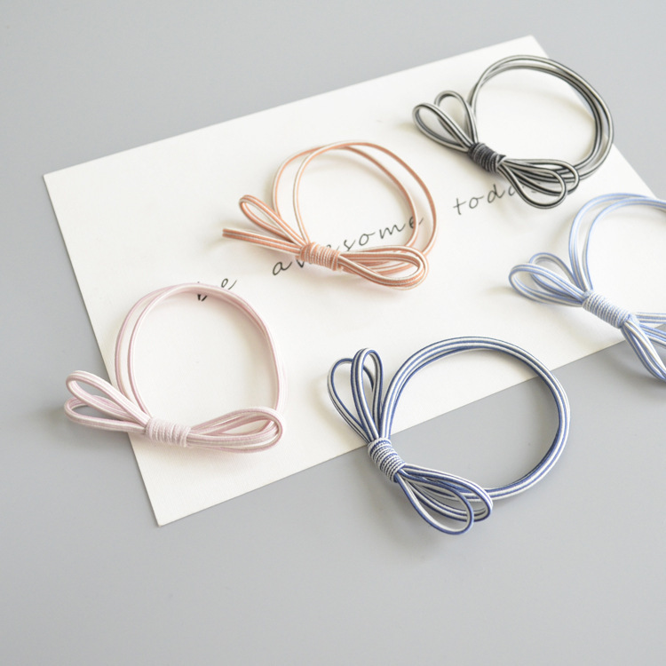Basic Bottoming Hair Tie Bow Row