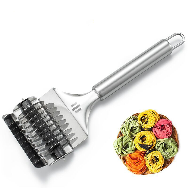 Stainless Steel Manual Noodle Cutter Roller - Image 2