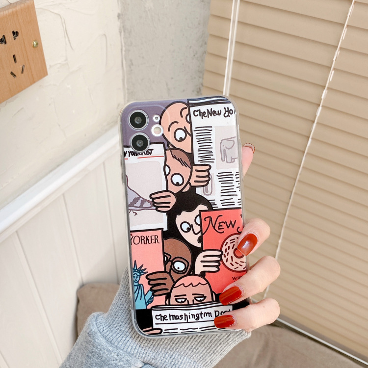 Boy Cartoonized Mobile Phone Case