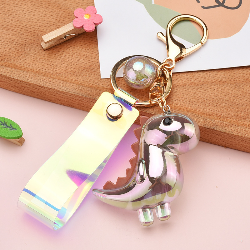 Cartoon Cute Dinosaur Acrylic Keychain