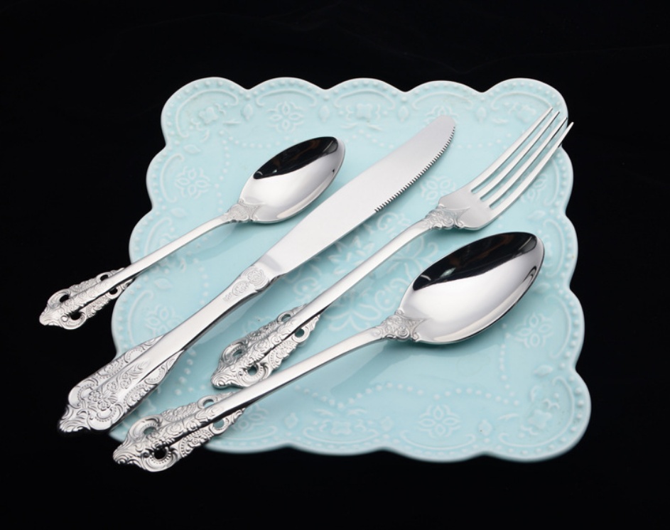 Retro Carved Palace Steak Cutlery Set - Image 8