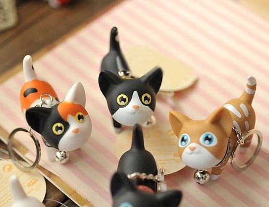 Cute Meow Doll Kitty Keychain