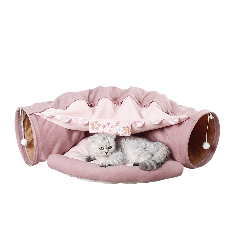 Interactive Pet Indoor Cats Collapsible Tunnel - Image 2